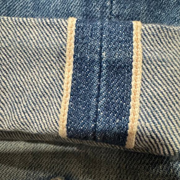 Norman Russell Selvedge Jeans 30x29 Cookie Slim Beach Wash USA Made - Picture 4 of 11